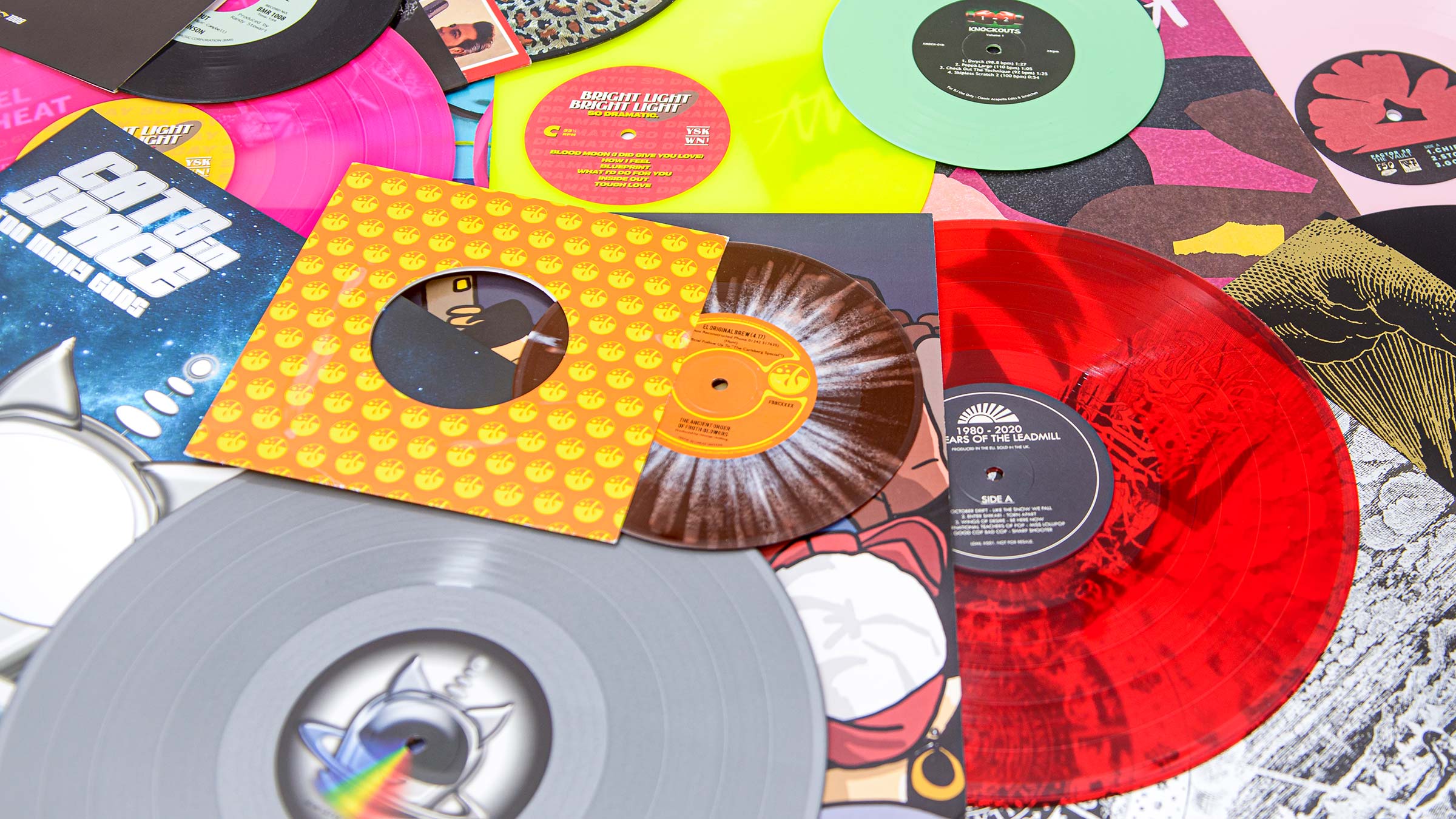 farbiges Vinyl, Splatter Vinyl, 12inch, 7inch