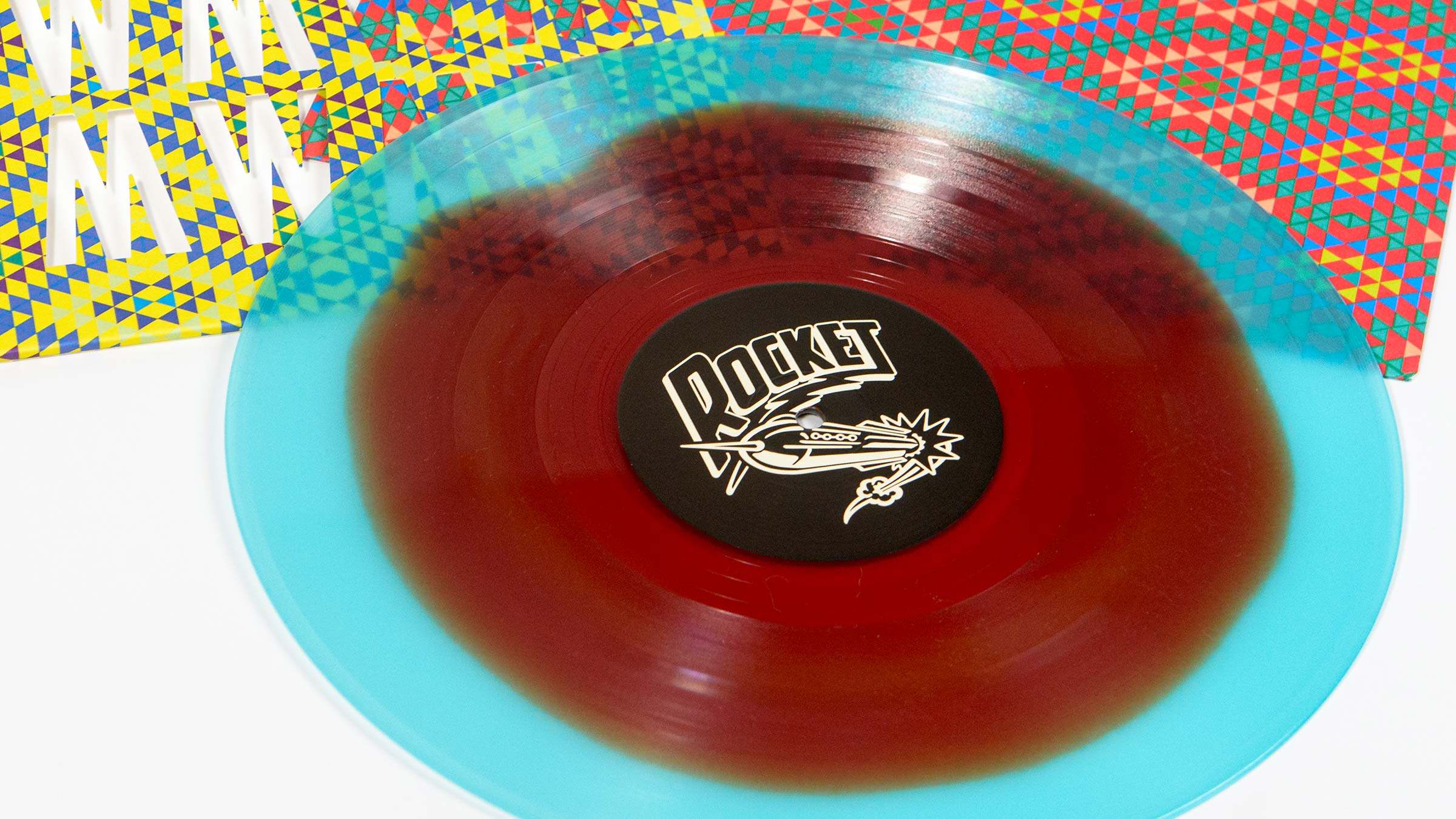 ink-spot Vinyl, colour in colour Vinyl